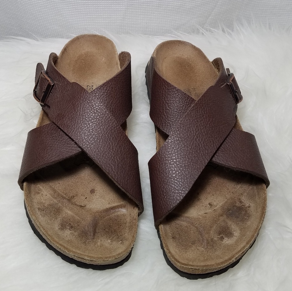 Birkenstock Birkis Sandals 250 Leather Slip On